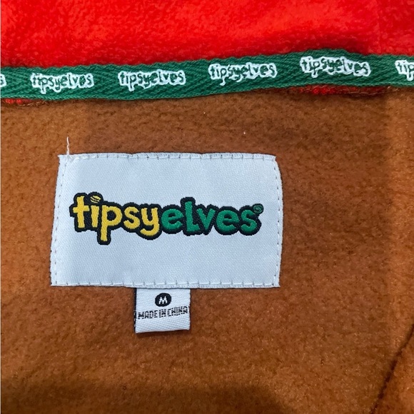Tipsy elves, Christmas gingerbread jumpsuit adult medium - Picture 3 of 3
